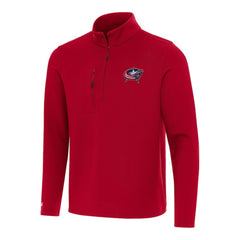 Columbus Blue Jackets Antigua Insider Quarter-Zip Top - Red | NHL Lifestyle
