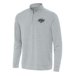 Los Angeles Kings Antigua Bright Quarter-Zip Top - Heather Gray | NHL discount