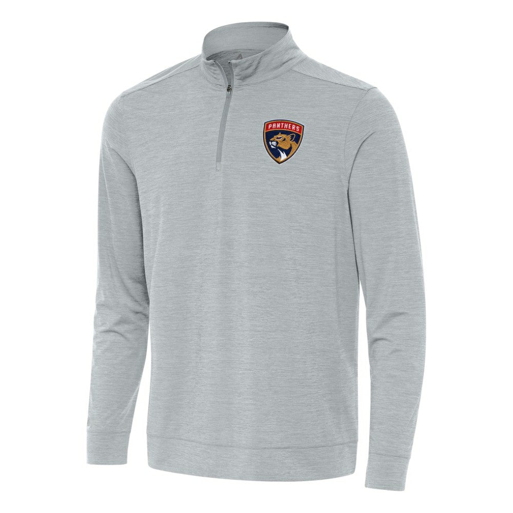 Florida Panthers Antigua Bright Quarter-Zip Top - Heather Gray | NHL on sale