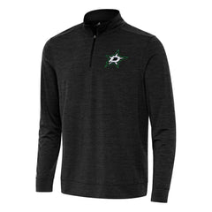 Dallas Stars Antigua Bright Quarter-Zip Top - Heather Black | NHL sale
