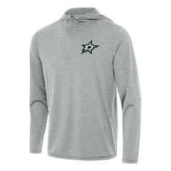 Dallas Stars Antigua Tidy Quarter-Zip Hoodie - Heather Gray | NHL Clearance