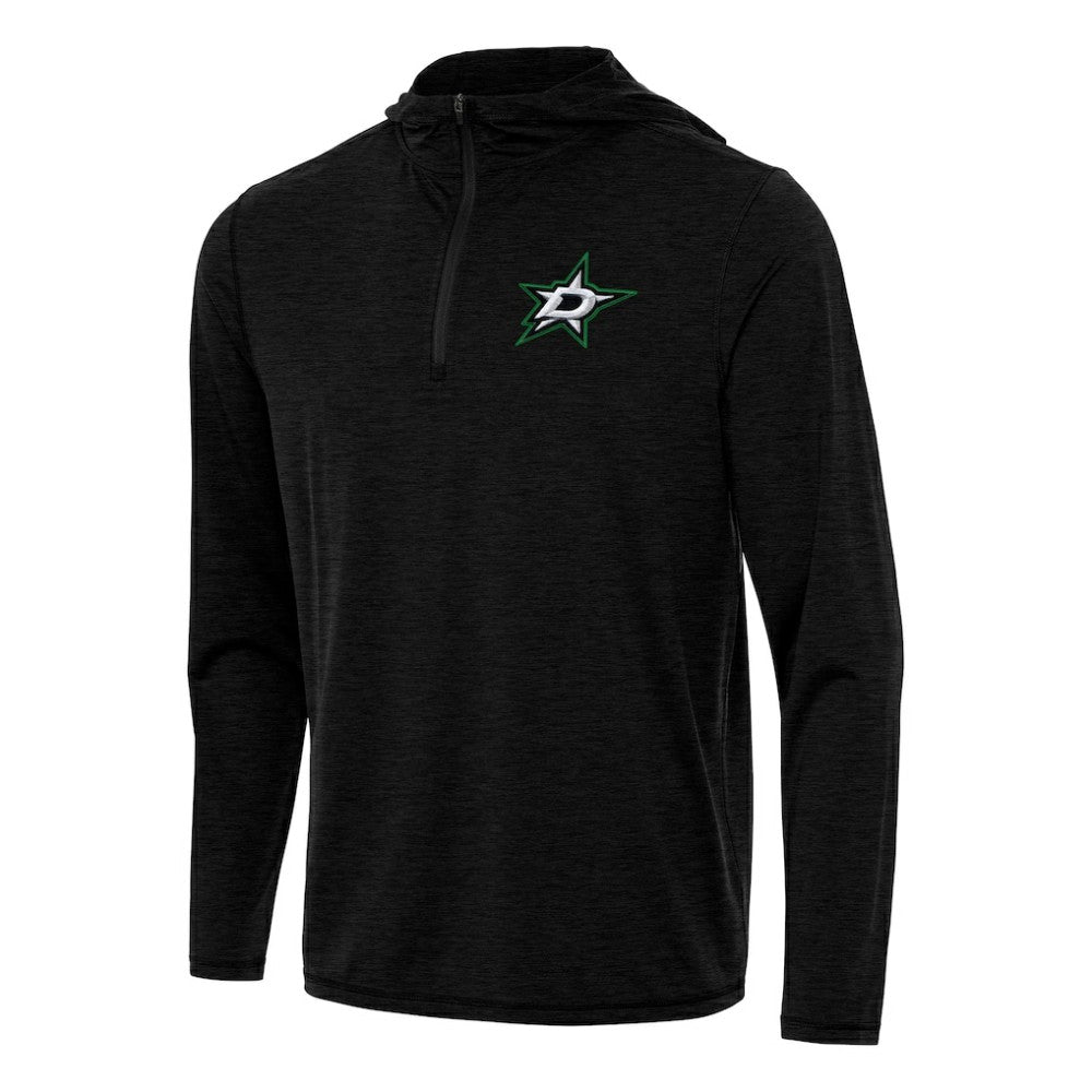 Dallas Stars Antigua Tidy Quarter-Zip Hoodie - Heather Black | NHL sale