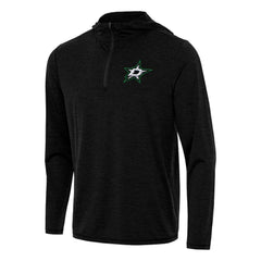 Dallas Stars Antigua Tidy Quarter-Zip Hoodie - Heather Black | NHL sale