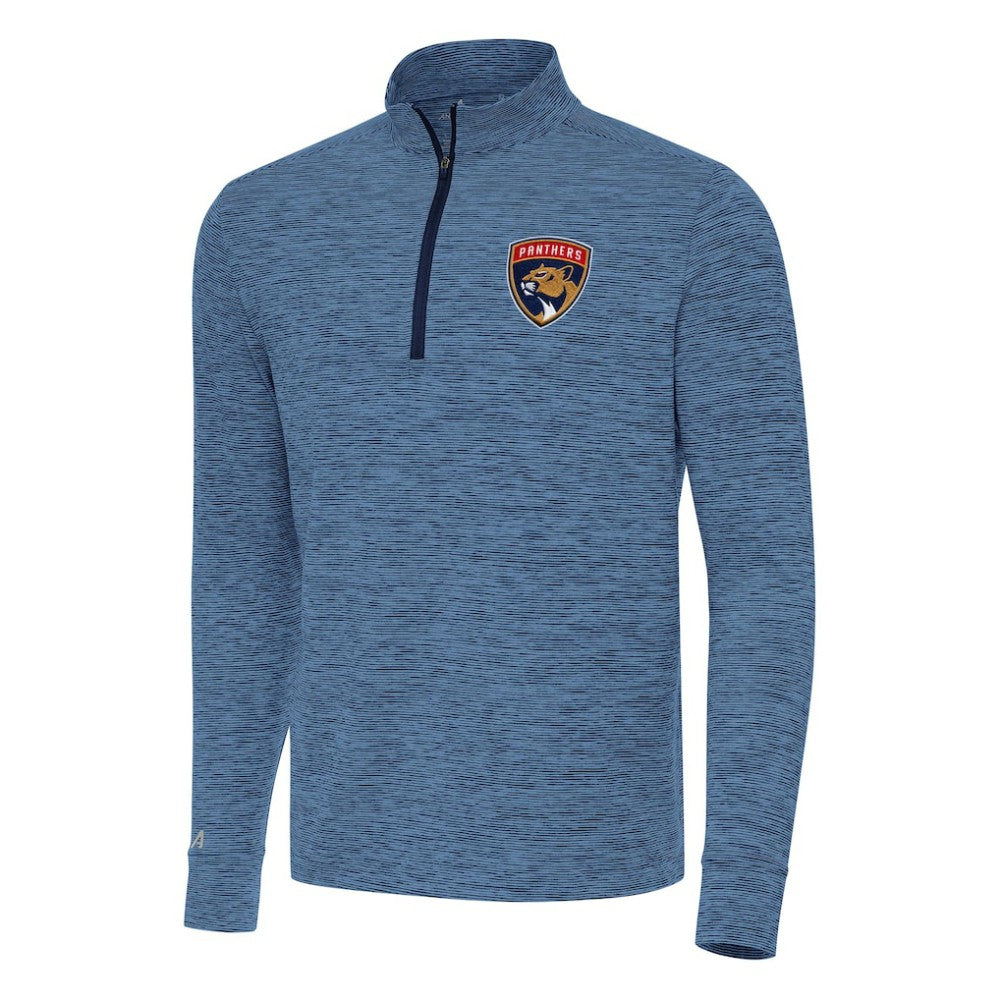 Florida Panthers Antigua Cause Quarter-Zip Top - Heather Navy | NHL online