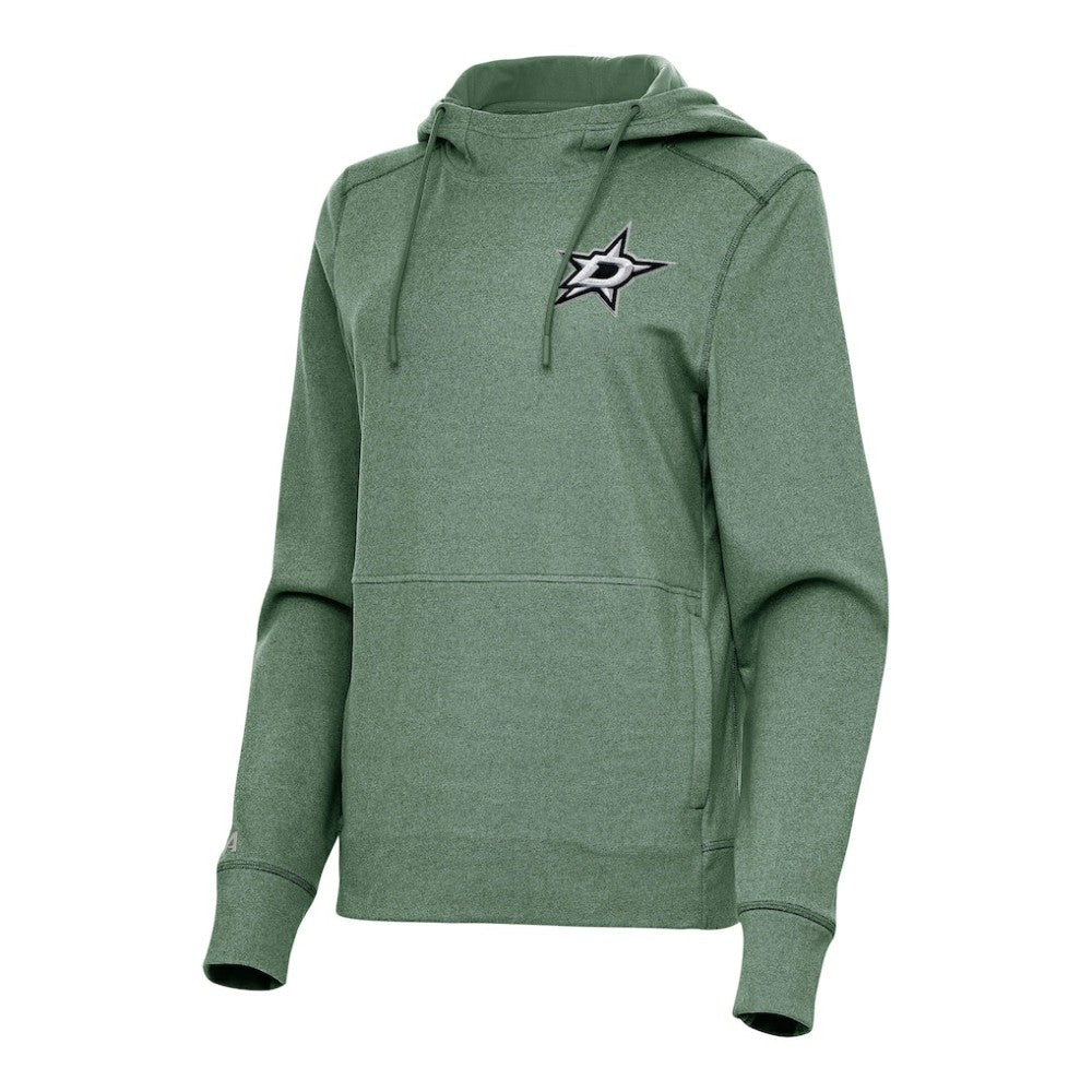 Dallas Stars Antigua Women's Justice Pullover Hoodie - Hunter Green | NHL on sale
