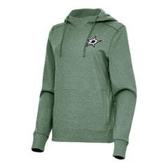 Dallas Stars Antigua Women's Justice Pullover Hoodie - Hunter Green | NHL on sale