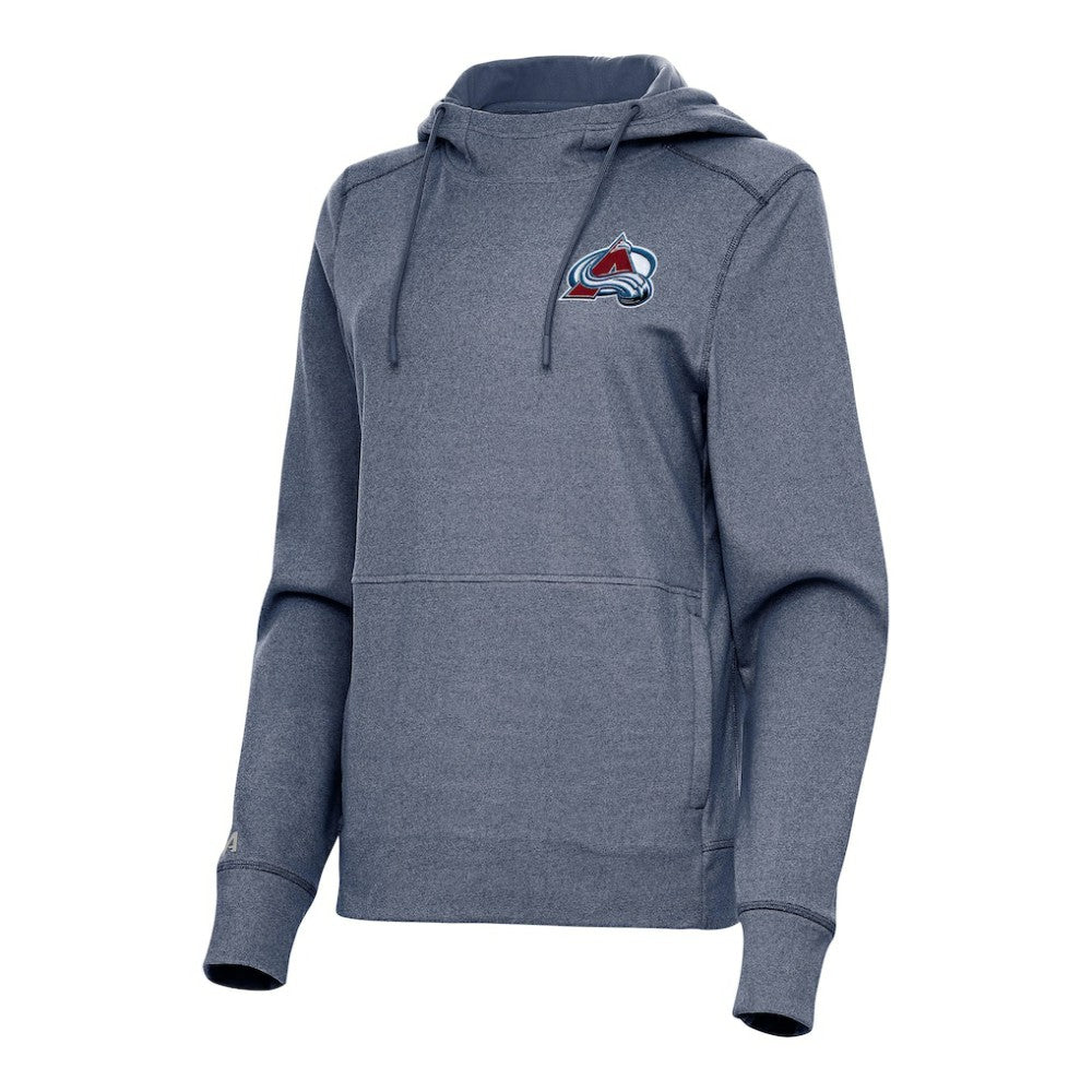 Colorado Avalanche Antigua Women's Justice Pullover Hoodie - Heather Navy | NHL online