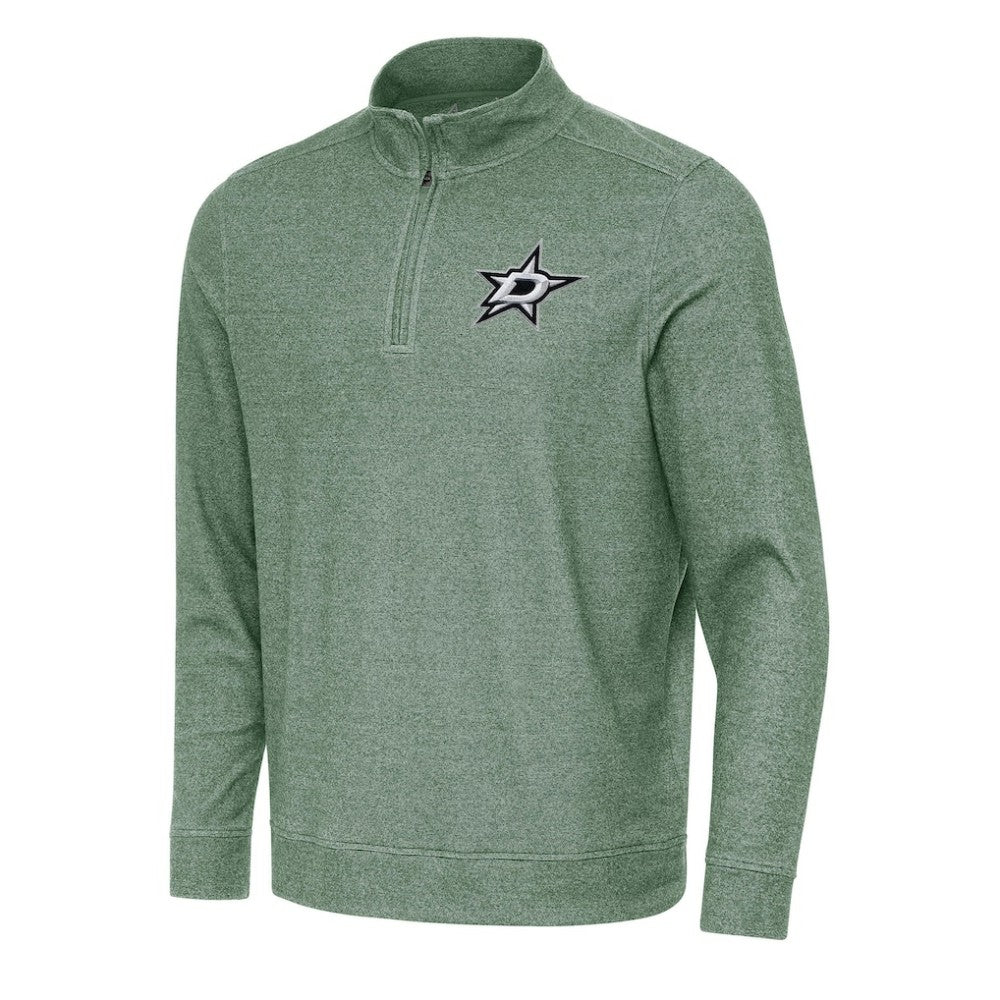 Dallas Stars Antigua Subtle Quarter-Zip Sweatshirt - Hunter Green | NHL discount