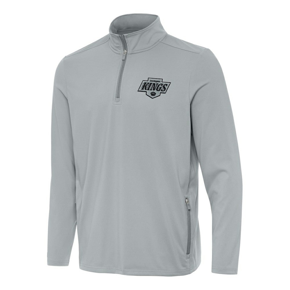Los Angeles Kings Antigua Perilous Quarter-Zip Sweatshirt - Gray | NHL sale