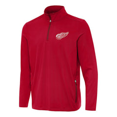 Detroit Red Wings Antigua Perilous Quarter-Zip Sweatshirt - Red | NHL online