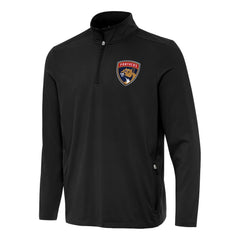 Florida Panthers Antigua Perilous Quarter-Zip Sweatshirt - Black | NHL Clearance