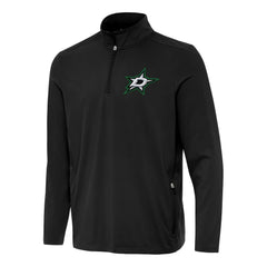 Dallas Stars Antigua Perilous Quarter-Zip Sweatshirt - Black | NHL discount