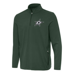 Dallas Stars Antigua Perilous Quarter-Zip Sweatshirt - Hunter Green | NHL Clearance
