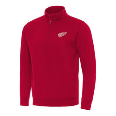 Detroit Red Wings Antigua Victory Quarter-Zip Mock Sweatshirt - Red | NHL discount