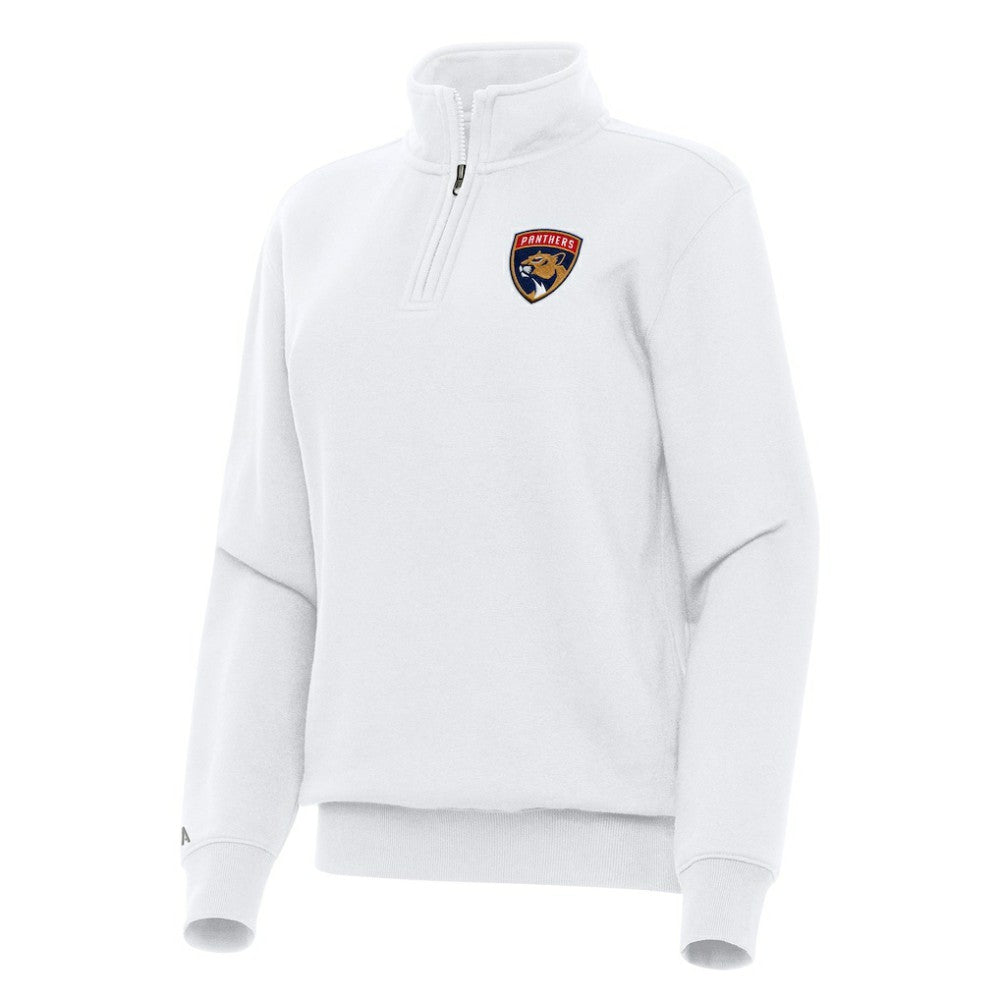 Florida Panthers Antigua Women's Victory Quarter-Zip Sweatshirt - White | NHL discount