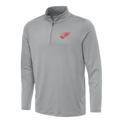 Detroit Red Wings Antigua Reprocess Quarter-Zip Top - Gray | NHL Clearance