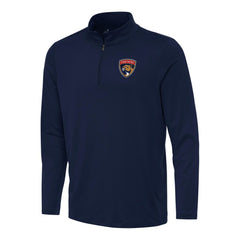 Florida Panthers Antigua Reprocess Quarter-Zip Top - Navy | NHL on sale