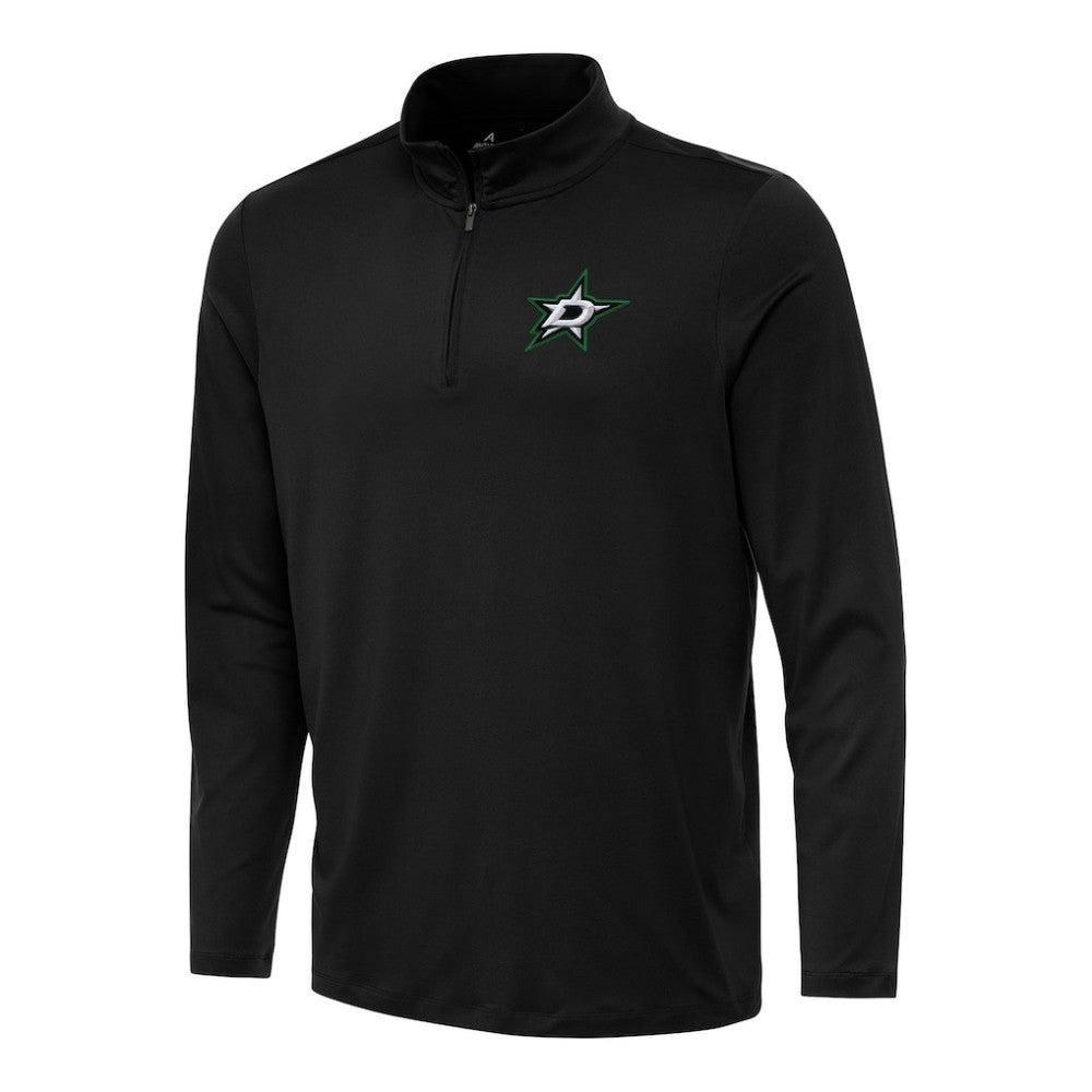 Dallas Stars Antigua Reprocess Quarter-Zip Top - Black | NHL Clearance
