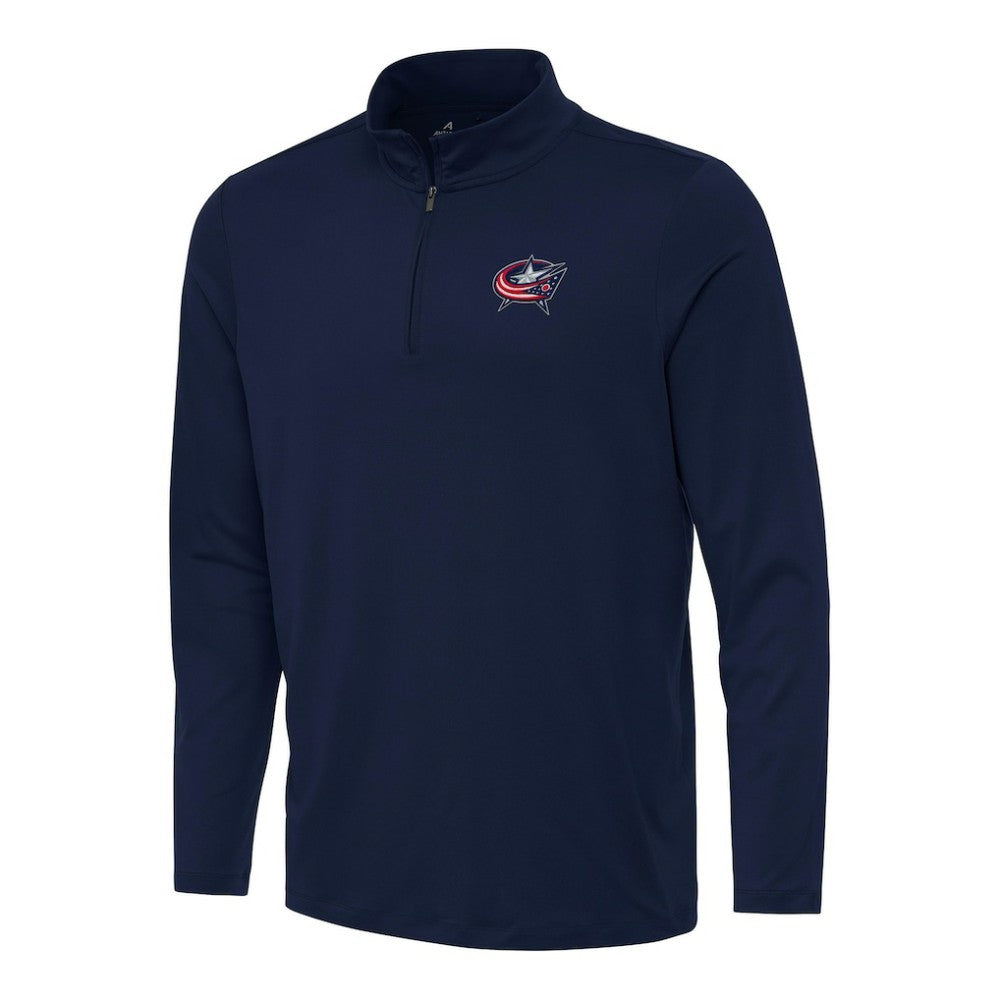 Columbus Blue Jackets Antigua Reprocess Quarter-Zip Top - Navy | NHL near me