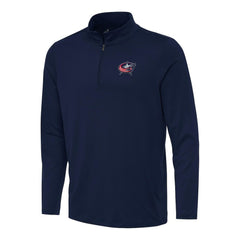 Columbus Blue Jackets Antigua Reprocess Quarter-Zip Top - Navy | NHL near me