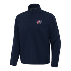 Columbus Blue Jackets Antigua Brisk Quarter-Zip Windbreaker - Navy | NHL on sale
