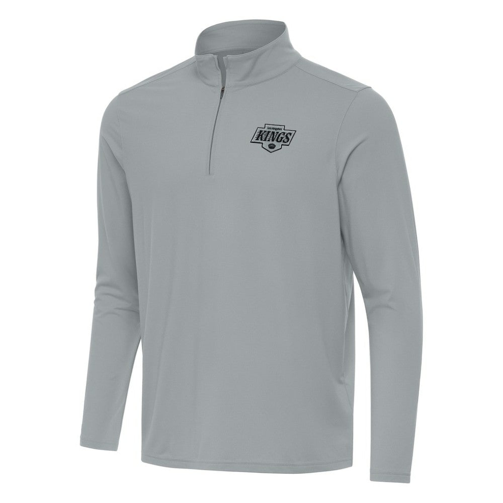 Los Angeles Kings Antigua Intent Quarter-Zip Top - Gray | NHL near me