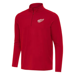 Detroit Red Wings Antigua Intent Quarter-Zip Top - Red | NHL Clearance