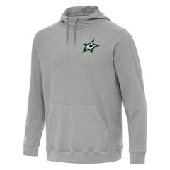 Dallas Stars Antigua Cloud Pullover Hoodie - Heather Gray | NHL Lifestyle