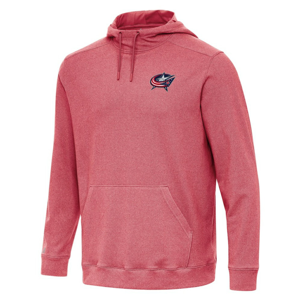 Columbus Blue Jackets Antigua Cloud Pullover Hoodie - Heather Red | NHL near me