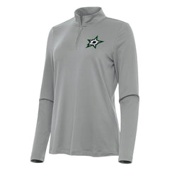 Dallas Stars Antigua Women's Reprocess Quarter-Zip Top - Gray | NHL sale