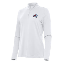 Colorado Avalanche Antigua Women's Reprocess Quarter-Zip Top - White | NHL near me