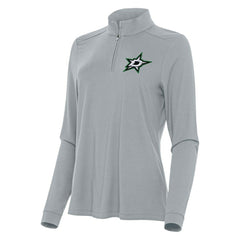 Dallas Stars Antigua Women's Intent Quarter-Zip Top - Gray | NHL sale