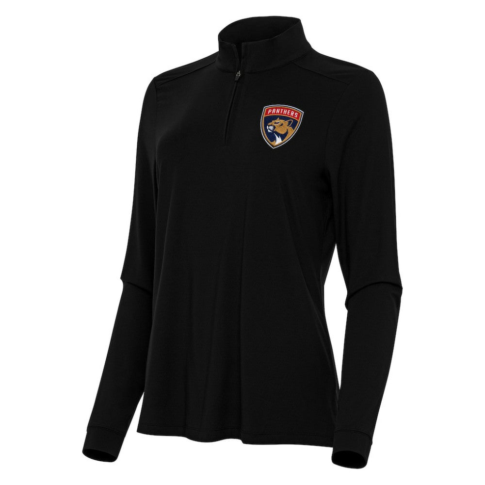 Florida Panthers Antigua Women's Intent Quarter-Zip Top - Black | NHL on sale