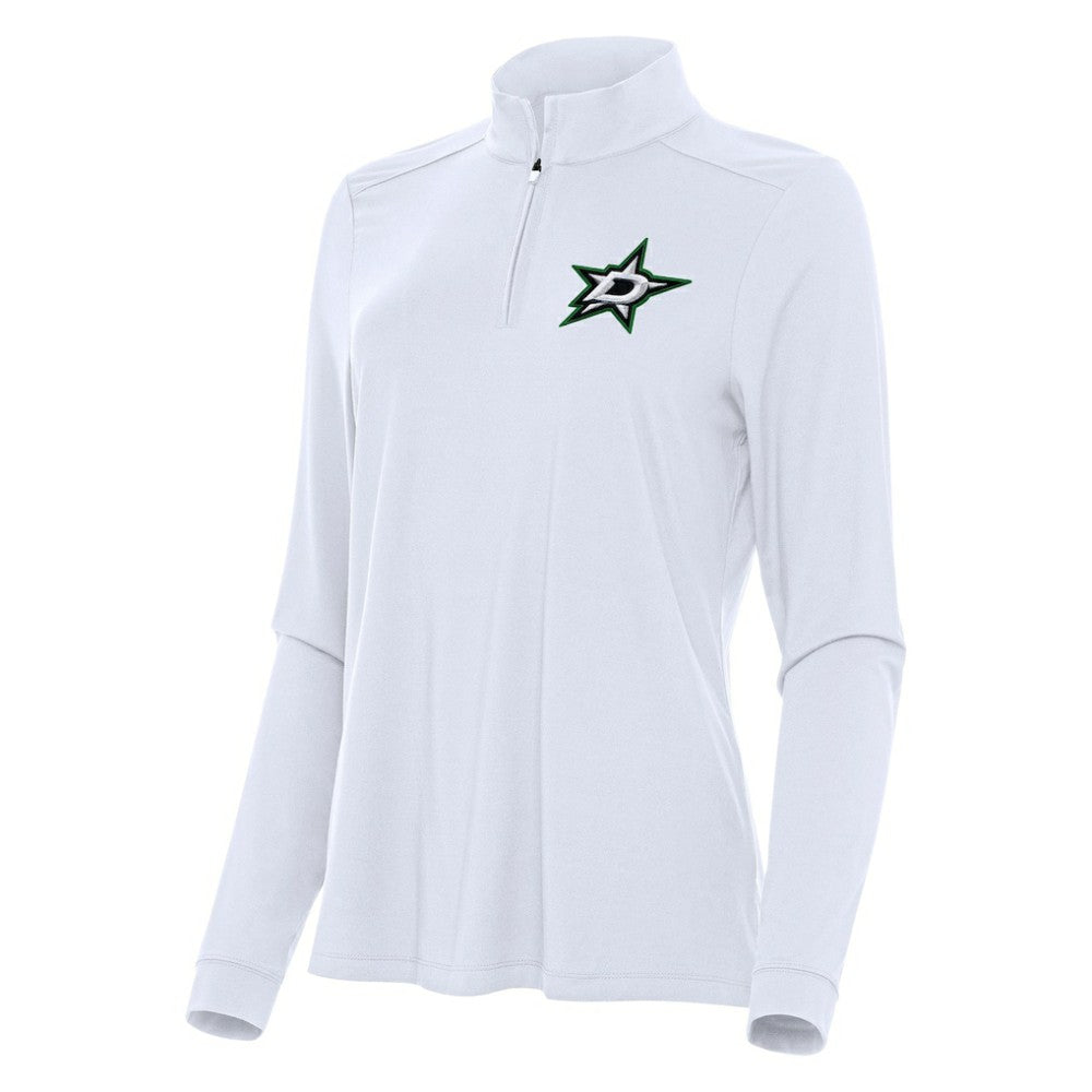 Dallas Stars Antigua Women's Intent Quarter-Zip Top - White | NHL near me