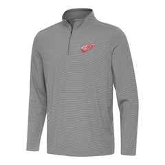 Detroit Red Wings Antigua Twine Quarter-Zip Top - Black | NHL on sale