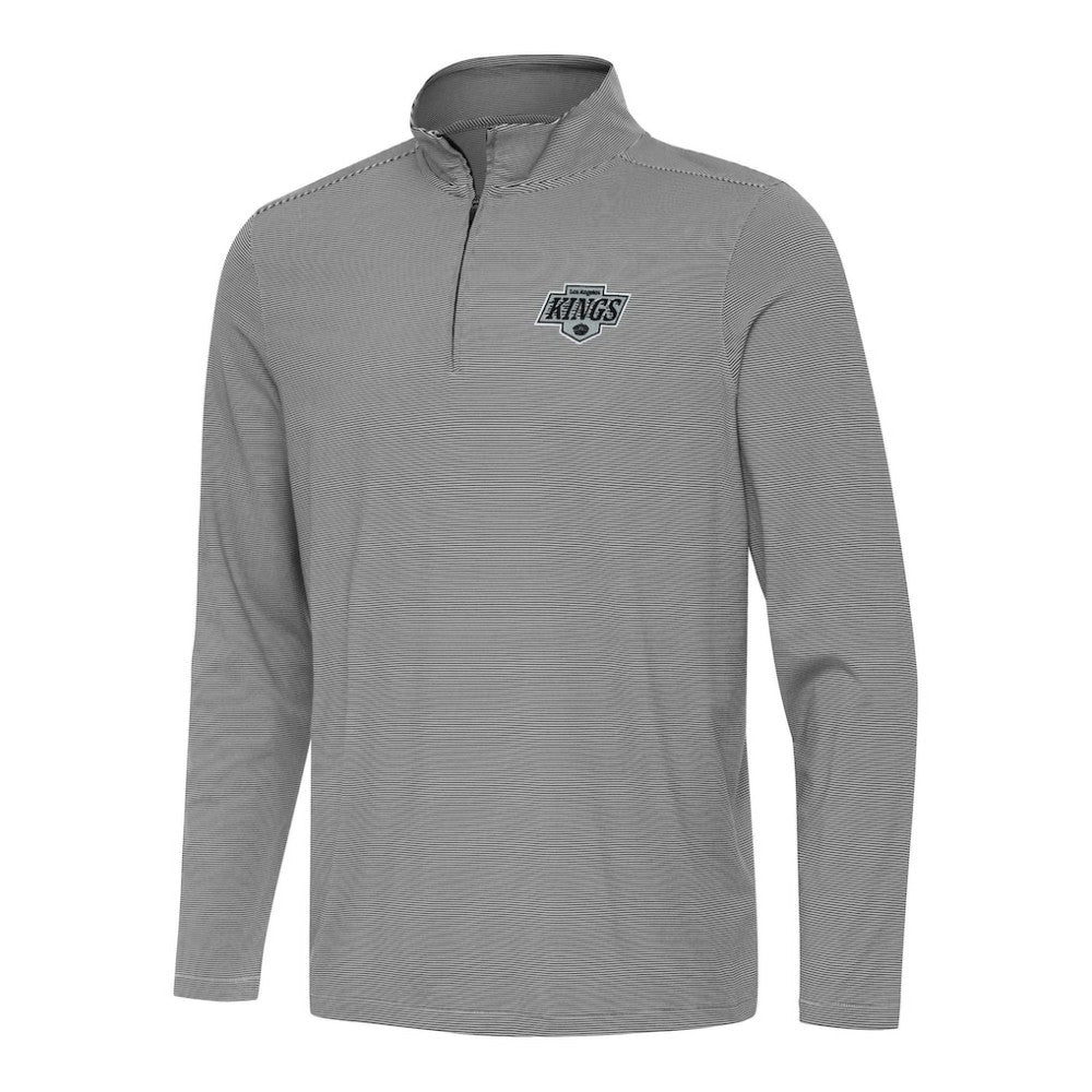 Los Angeles Kings Antigua Twine Quarter-Zip Top - Black | NHL online