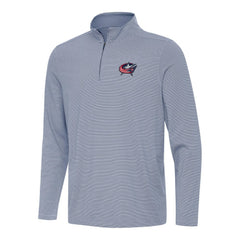 Columbus Blue Jackets Antigua Twine Quarter-Zip Top - Navy | NHL Lifestyle