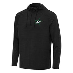 Dallas Stars Antigua Spikes Quarter-Zip Hoodie - Heather Black | NHL online