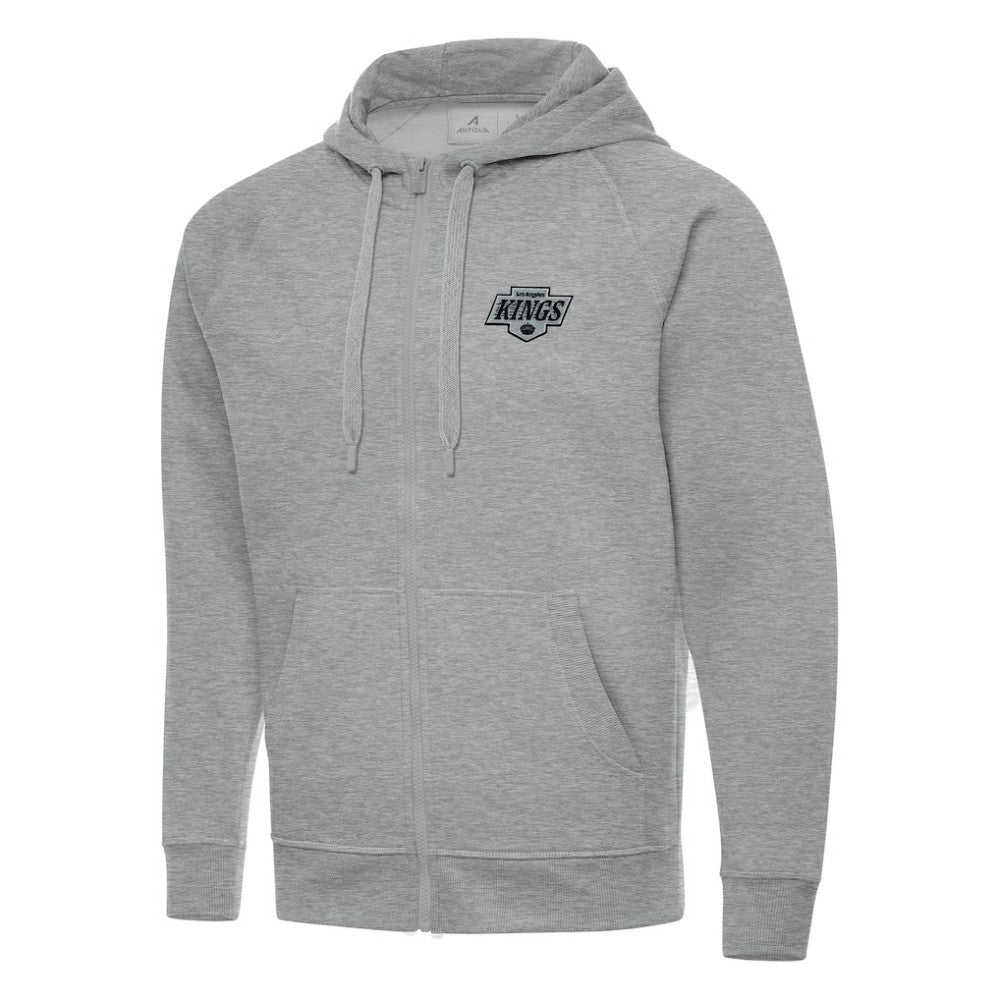 Los Angeles Kings Antigua Big & Tall Victory Full-Zip Hoodie - Heather Gray | NHL on sale