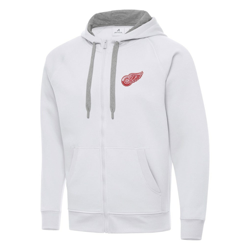 Detroit Red Wings Antigua Big & Tall Victory Full-Zip Hoodie - White | NHL discount