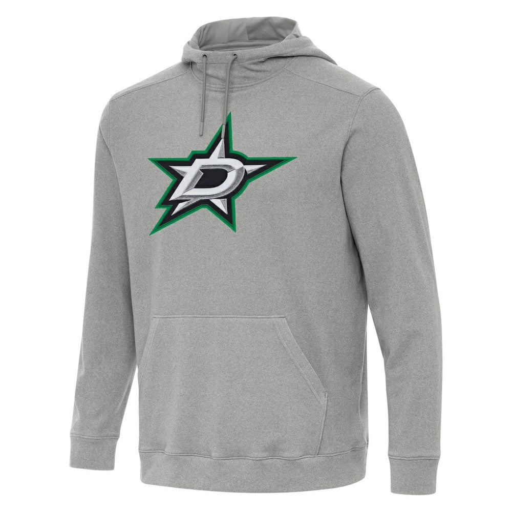 Dallas Stars Antigua Cloud Pullover Hoodie - Heather Gray | NHL Lifestyle