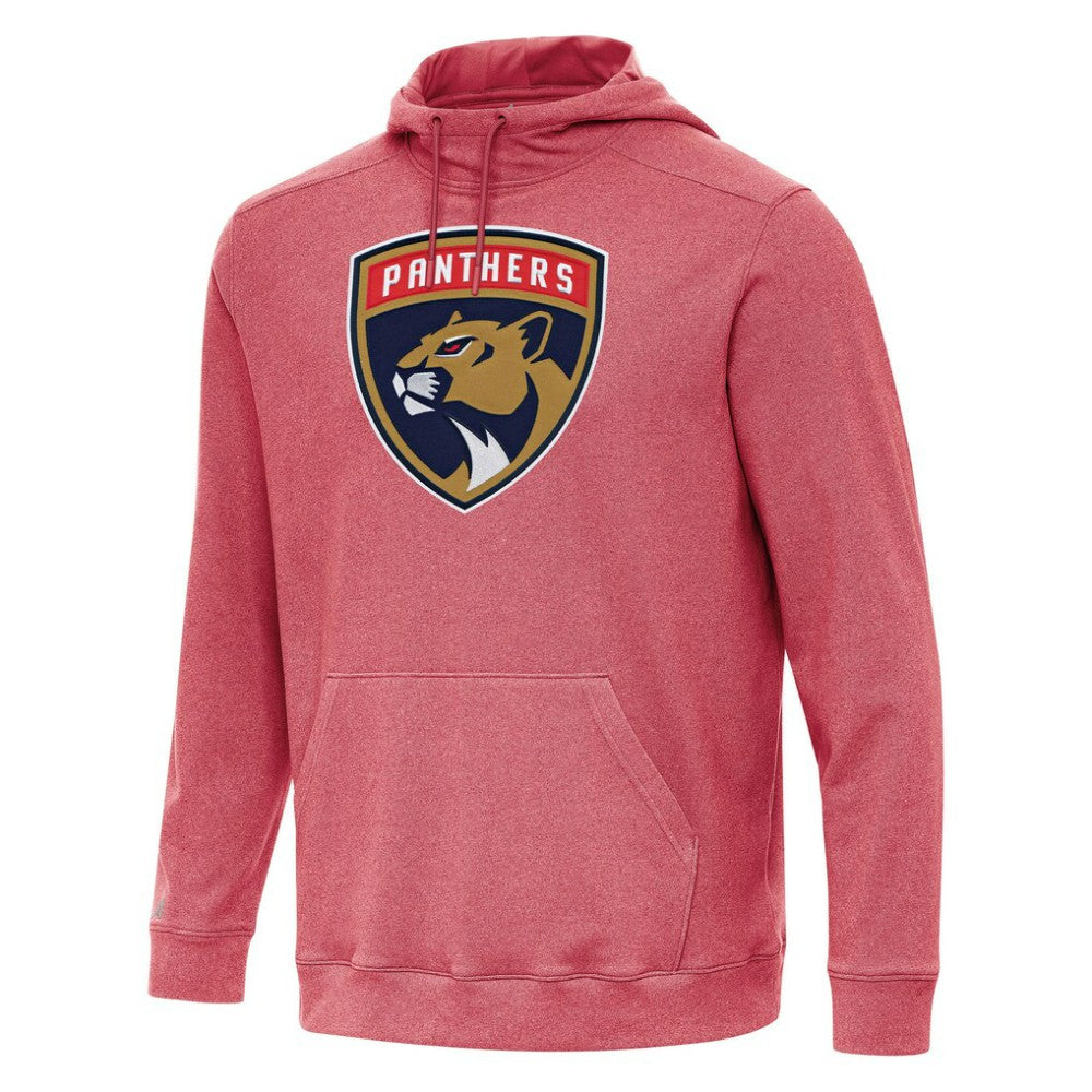 Florida Panthers Antigua Cloud Pullover Hoodie - Heather Red | NHL Clearance