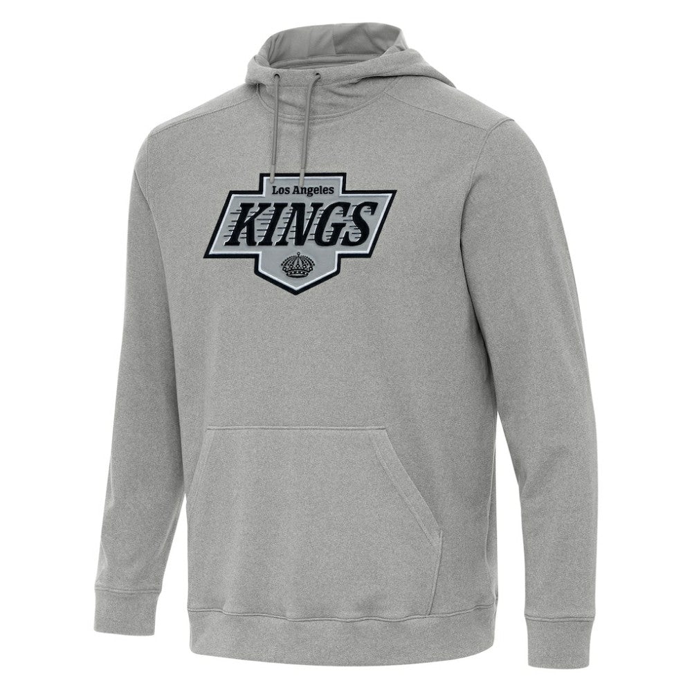 Los Angeles Kings Antigua Cloud Pullover Hoodie - Heather Gray | NHL Clearance