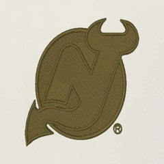 New Jersey Devils Antigua Intrepid Sand Raglan Long Sleeve Hoodie T-Shirt - Cream/Olive | NHL online