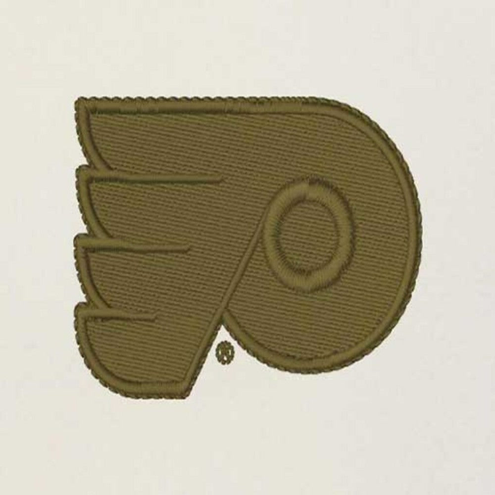 Philadelphia Flyers Antigua Intrepid Sand Raglan Long Sleeve Hoodie T-Shirt - Cream/Olive | NHL near me