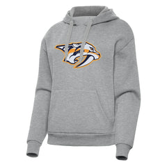 Nashville Predators Antigua Women's Victory Pullover Hoodie - Heather Gray | NHL sale