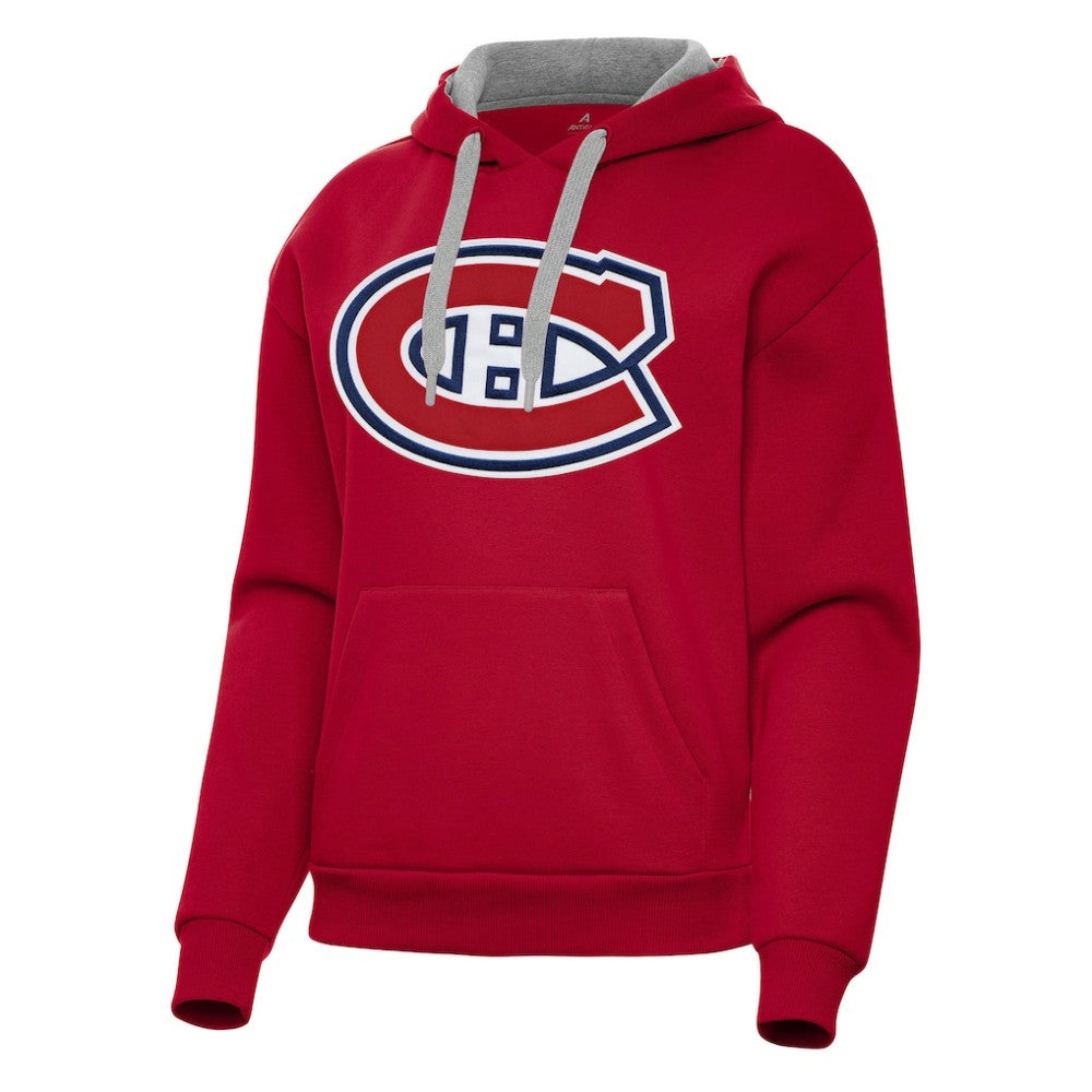 Montreal Canadiens Antigua Women's Victory Pullover Hoodie - Red | NHL online