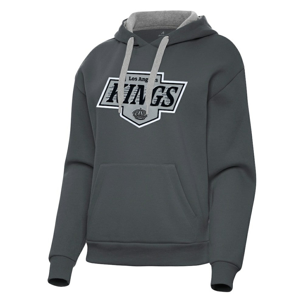 Los Angeles Kings Antigua Women's Victory Pullover Hoodie - Charcoal | NHL on sale
