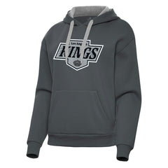 Los Angeles Kings Antigua Women's Victory Pullover Hoodie - Charcoal | NHL on sale
