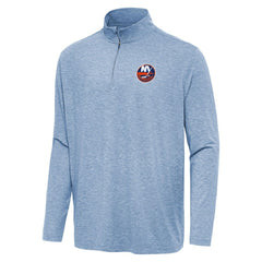 New York Islanders Antigua Hunk Quarter-Zip Top - Heather Aqua | NHL on sale